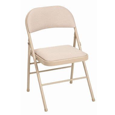 Tan folding chair